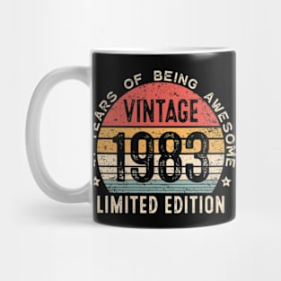 Vintage 1983 41st Birthday Gift Men Women 41 Years Old Mug